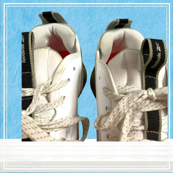 Reebok Zig Dynamica 4 Running Women's Sneakers White/Green Size 7.5 30106WWKV - Picture 2 of 12